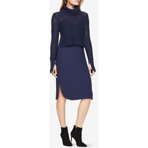 BCBMAXAZRIA Two-piece sweater slip dress